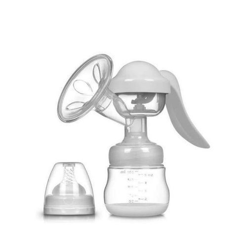 Manual Massage Breast Pump Milk -  White