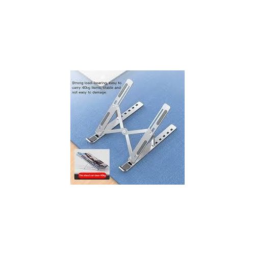 Folding Height Adjustable Aluminum Foldable Portable Adjustment Desktop Laptop Holder Riser Stand
