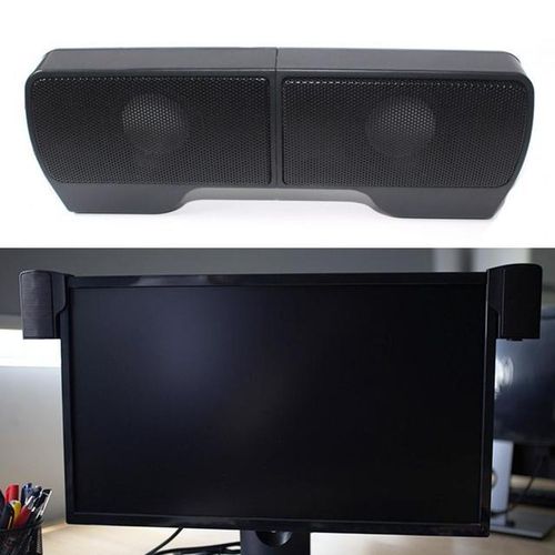 1 Pair Powerful Loudspeaker Compact Surround Sound Effect Usb Line Controller Lap Sound Bar Wired Speaker Amplifiers