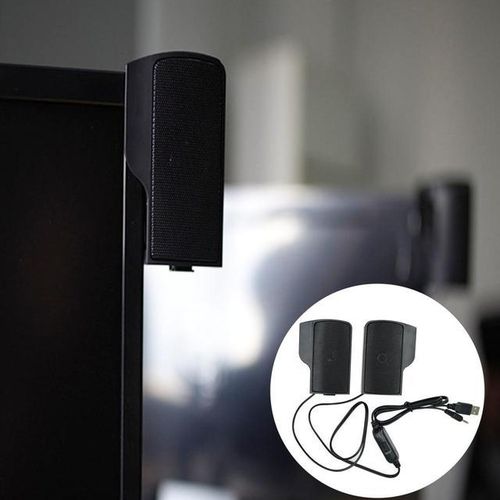 1 Pair Powerful Loudspeaker Compact Surround Sound Effect Usb Line Controller Lap Sound Bar Wired Speaker Amplifiers