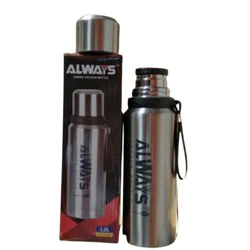 Always 1 Litre Unbreakable Vacuum Flask – Stainless Steel Silve