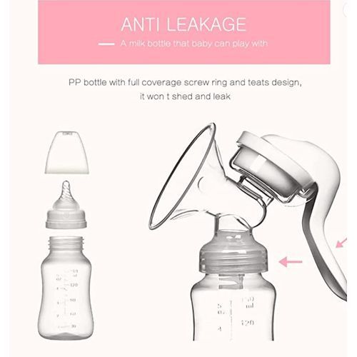 MEDFIT Manual Breast Pump - White