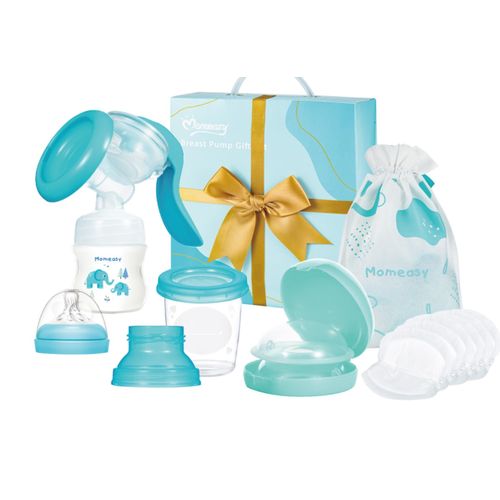 Mom Easy Breast Pump Gift Set Blue