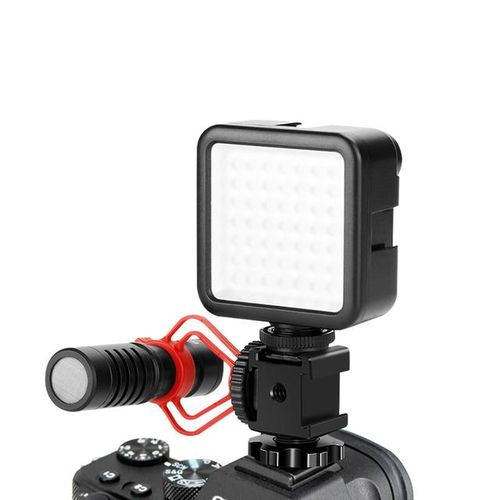 Multi-Functional Triple Head Hot Shoe Base Portable On-Camera Mount Adapter Extend Port Microphone/monitor/led Extension Bar