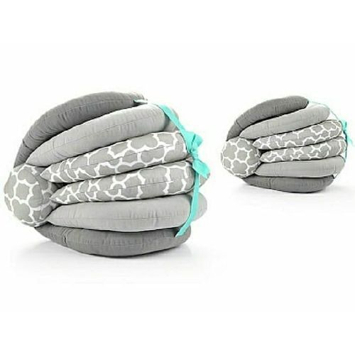 Baby & Mommy Adjustable Nursing/Breastfeeding Pillow-Grey, color varies
