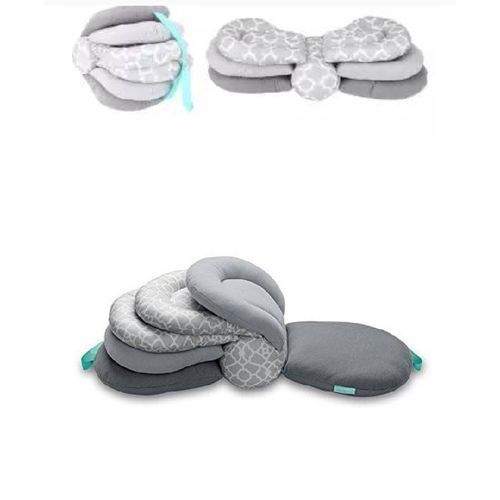 Baby & Mommy Adjustable Nursing/Breastfeeding Pillow-Grey, color varies