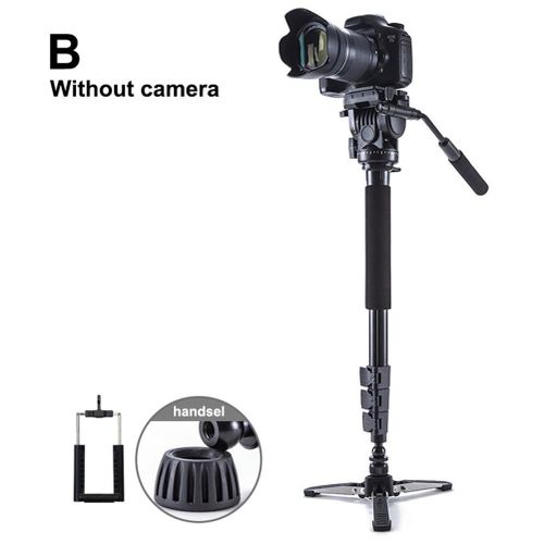 Camera Monopod Kit Telescopic Video Monopods Aluminum Alloy Stand for DSLR Video Cameras Camcorders New,Naturally NO5148