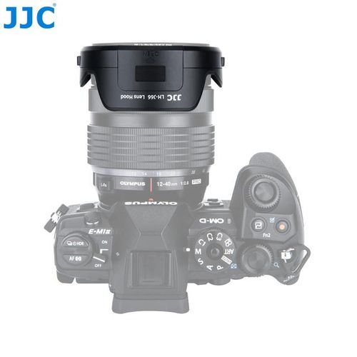 Jjc Bayonet Camera Lens Hood 62mm Protector For Olympus M. Zuiko Digital Ed 12-40mm F/2.8 Pro Lens Shade Replaces Olympus Lh-66