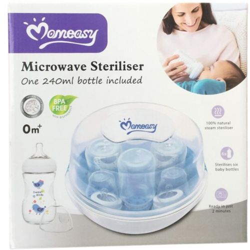Mom Easy MomEasy Microwave Sterilizer With Free Feeding Bottle