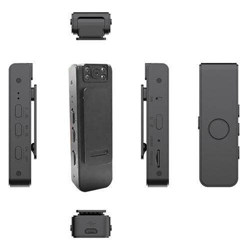 HD 1080P Noise Reduction Camera, Convenient Back Clip Night