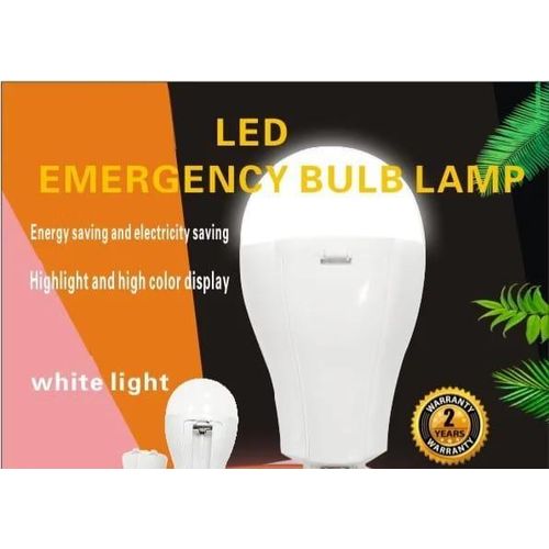 Led Emergency Energy Saving Lamp-White