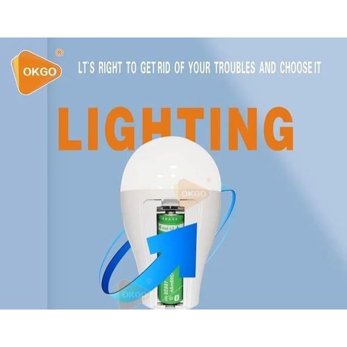 Led Emergency Energy Saving Lamp-White