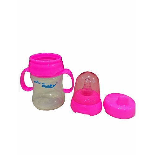Nice Baby 3 In 1Training Bottle Feeding Cup For Babies-Pink