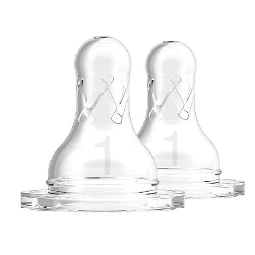 Dr Brown'S Natural Flow 2 Flow Teats (2pack 0m+) White