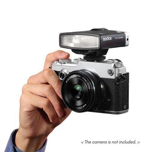 Godox Lux Junior Retro Camera Flash 6000K±200K CCT,Auto & Manual Modes 1/1-1/64 Flash Power