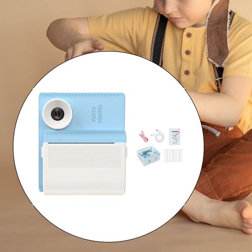 Instant Print Camera For Kids, Digital Camera  Blue