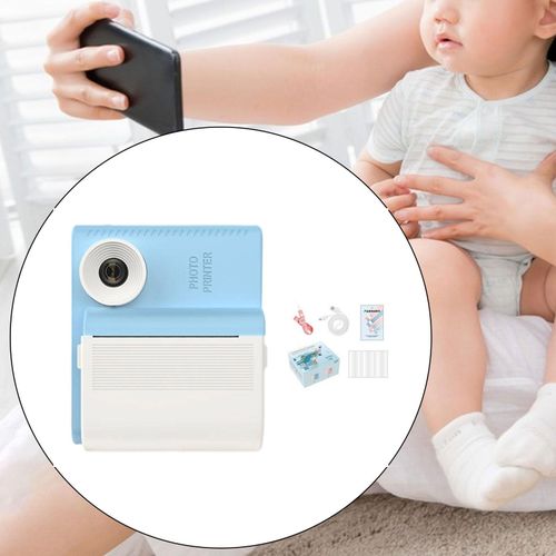Instant Print Camera For Kids, Digital Camera  Blue