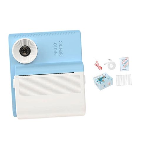 Instant Print Camera For Kids, Digital Camera  Blue