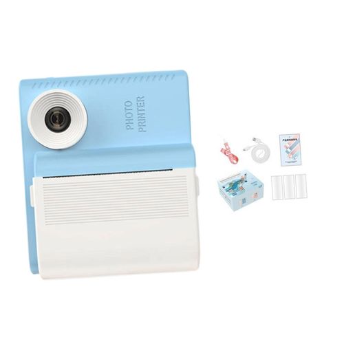 Instant Print Camera For Kids, Digital Camera  Blue