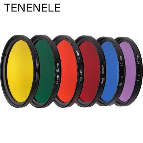 Dslr Camera Filter 37 40.5 43 46 49 52 55 58 62 67 72 77 62 67 72 77 Mm Full Red/blue/green/yellow Color Camera Lens Accessories