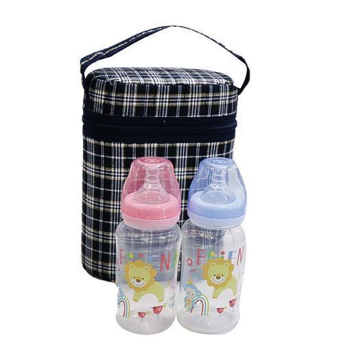 3Pcs Bottle Warmer With 2 Extra Bottles - Multicolor