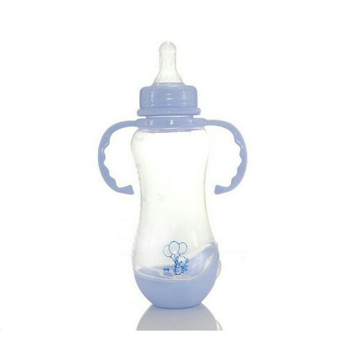 280ml Applebear Milk Baby Feeding Bottle-Blue.
