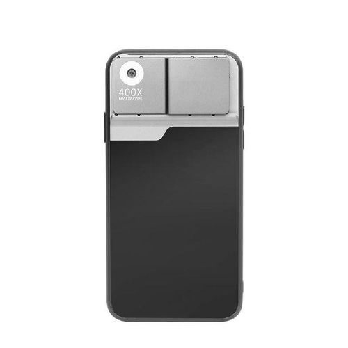 Hd 400x Optical Lens Smartphone Microscope Macro Mobile Phone Case W Led Light For Iphone 14 13 12 11 Pro Max Protective Cover