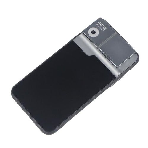 Hd 400x Optical Lens Smartphone Microscope Macro Mobile Phone Case W Led Light For Iphone 14 13 12 11 Pro Max Protective Cover