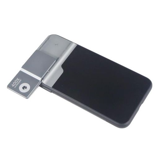 Hd 400x Optical Lens Smartphone Microscope Macro Mobile Phone Case W Led Light For Iphone 14 13 12 11 Pro Max Protective Cover