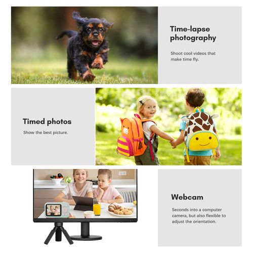 Sjcam Funcam+ 1080P Digital Camera Kids Camera 12MP HD