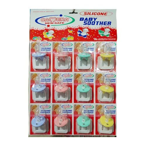 Silicone Newborn Baby Pacifier Nipple Soother Teats- Multi-colours.