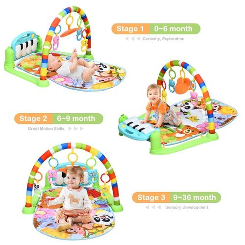 Baby Kick and Play Piano Gym Activity Center for Infants Baby Gym Play Mats