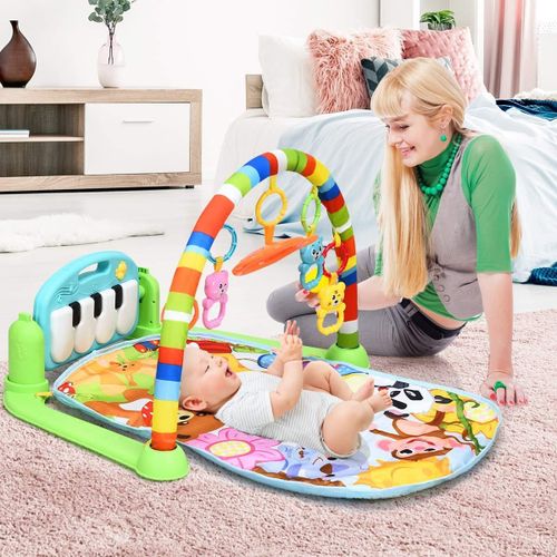 Baby Kick and Play Piano Gym Activity Center for Infants Baby Gym Play Mats