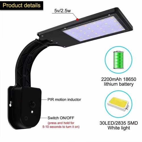 Solar Lights With 4 Working Modes Outdoor Solar Lamp with Remote Control IP65 Waterproof Lighting for Garden Wall Yard Garage