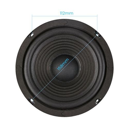 Aiyima 1pcs 6.5 Inch Subwoofer Speaker 4 8 Ohm 100w Woofer Speaker Audio Sound Loudspeaker Bass For 2.1 Home Theater System