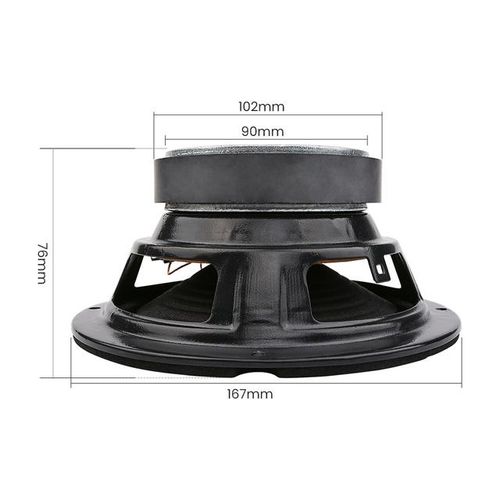 Aiyima 1pcs 6.5 Inch Subwoofer Speaker 4 8 Ohm 100w Woofer Speaker Audio Sound Loudspeaker Bass For 2.1 Home Theater System