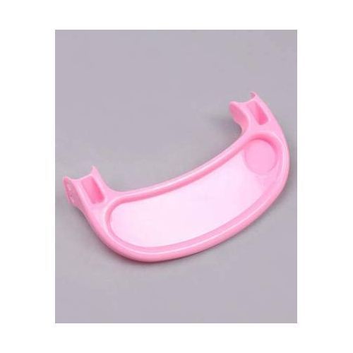 Small Baby Feeding Chair With Safety Tray And Soft Cushion With Baby Whistle Sound - Pink, White