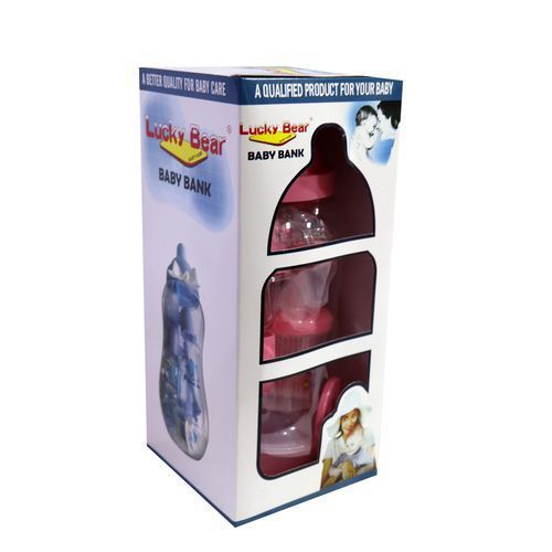 Baby Bottle Bank Feeding Storage Container - Pink