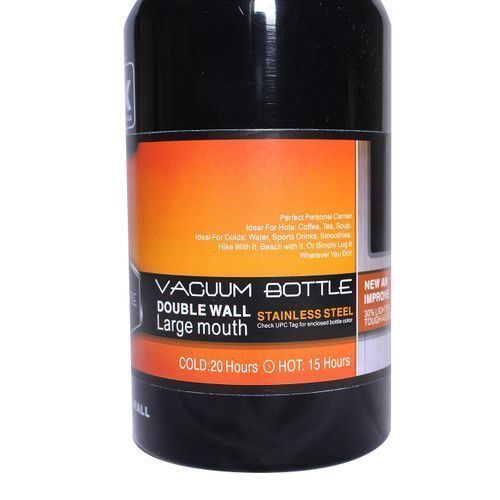 JK Vacuum Bottle Flask, 800ml - Black