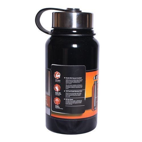 JK Vacuum Bottle Flask, 800ml - Black