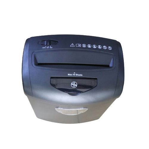 Multi Automatic Cross Cut Paper Shredder  8-10 Sheets - Black