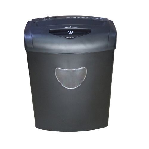 Multi Automatic Cross Cut Paper Shredder  8-10 Sheets - Black