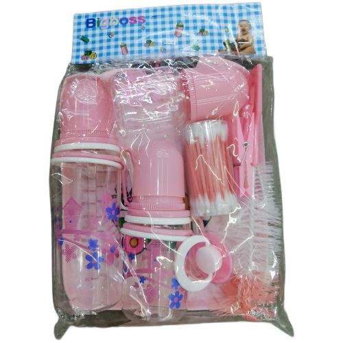 Big Boss Baby Gift Set Pack  Milk Baby Feeding Bottles Set- Pink.