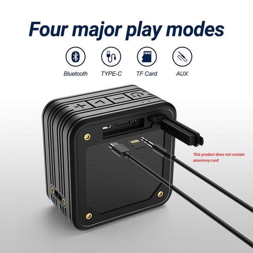 Bogasing M10 Wireless Bluetooth Speaker With 15w Ipx7 24h Built-In Mic Amplifier Excellent Bass Performace Camping Speaker Box