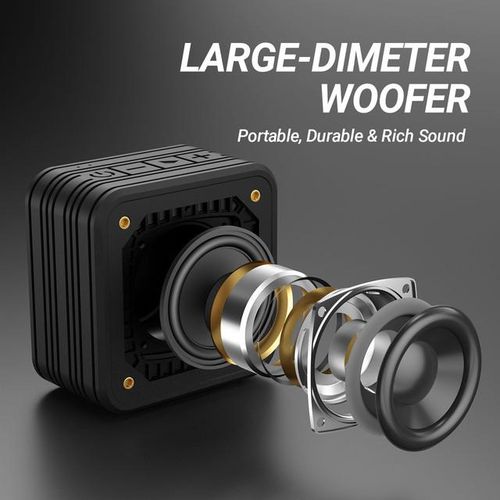 Bogasing M10 Wireless Bluetooth Speaker With 15w Ipx7 24h Built-In Mic Amplifier Excellent Bass Performace Camping Speaker Box