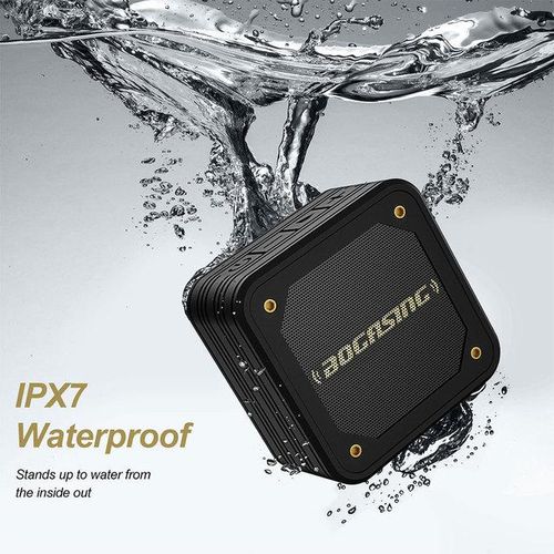 Bogasing M10 Wireless Bluetooth Speaker With 15w Ipx7 24h Built-In Mic Amplifier Excellent Bass Performace Camping Speaker Box