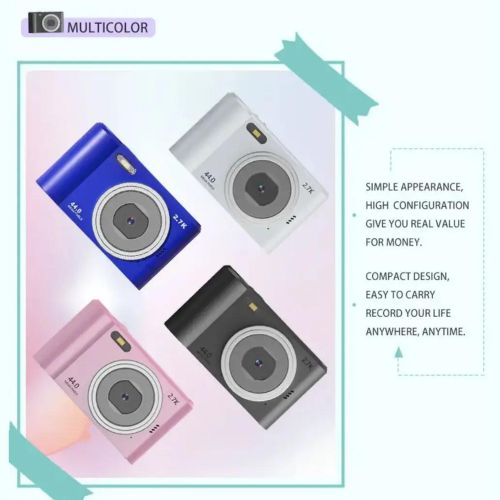 Digital Camera Autofocus Camera For Kid Camcorder With 8x Zoom Compact Cameras 1080P Cameras For Beginner Photography