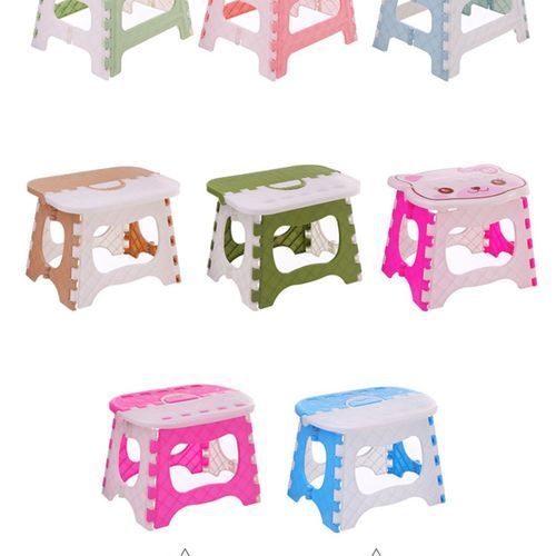 Folding Step Stool Lightweight Step Stool For Kids- Colour May Vary