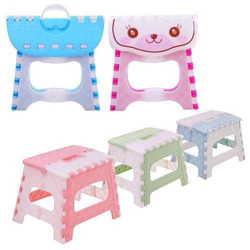 Folding Step Stool Lightweight Step Stool For Kids- Colour May Vary