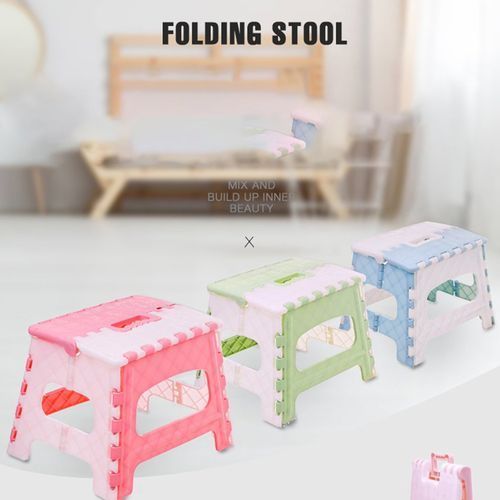 Folding Step Stool Lightweight Step Stool For Kids- Colour May Vary